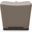 Electra Taupe Ottoman