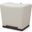 Electra White Ottoman