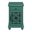 Elegant Chairside Table With Power In Antique Teal