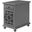 Elegant Chairside Table With Power In Grey