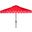 Elegant Red and White Valance 9 Auto Tilt Umbrella