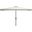 Elegant Valance 6.5 X 10 Ft Rect Umbrella In White Beige