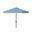 Elegant Valance 9Ft Auto Tilt Umbrella in Blue and White