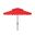 Elegant Valance 9Ft Double Top Umbrella in Red