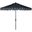 Elegant Valance Navy and White UV-Resistant 9 Auto Tilt Umbrella