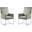 Element Dining Armchair in Steel (Set of 2)