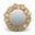 Elements 33 Inch Dia. Suri Mirror In Antique Brass
