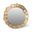 Elements 43 Inch Dia. Suri Mirror In Antique Brass