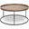 Elements Sana Coffee Table In Antique Brass Top And Black Frame