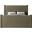 Elias Boucle Fabric King Bed In Olive Green