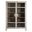 Elias Cabinet In Cerused White and Antique Bronze