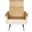 Elicia Velvet Retro Mid Century Accent Chair in Camel
