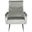 Elicia Velvet Retro Mid Century Accent Chair in Light Grey