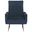 Elicia Velvet Retro Mid Century Accent Chair in Navy