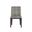 Elisa Dining Chair In Grey Oak and Naya Check Black