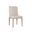 Elisa Dining Chair In Light Oak and Mainz Cream