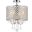 Elise 14 Inch Flush Mount In Chrome LD710F14C