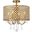 Elise 17 Inch Flush Mount In Brass LD710F17BR