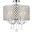 Elise 17 Inch Flush Mount In Chrome LD710F17C