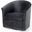 Elizabeth Swivel Chair In Charcoal