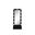 Ella Narrow Tall Mirror with Drawer and Speaker In Black