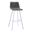 Elland Bar Stool In Grey and White Base