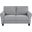 Ellery Love Seat In Grey