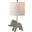 Ellie Elephant Lamp in Grey