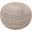 Ellis Wool Pouf with Polyester Fill In Silver