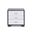 Eloy White and Black Nightstand