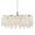 Elsa 21 Inch 5L Linear Chandelier In Satin Nickel