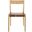Eluned Leather Dining Chair Set of 2 in Cognac DCH1201D-SET2