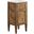 Elysian 18 Inch Wood Bathroom Vanity In White/Brown