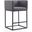 Embassy Counter Stool in Grey and Black
