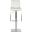 Ember White Swivel Bar Stool