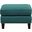 Emery Teal Ottoman