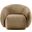Emery Velvet Chair In Beige Velvet