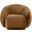 Emery Velvet Chair In Saddle
