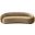 Emery Velvet Sofa In Beige Velvet