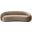Emery Velvet Sofa In Taupe
