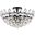 Emilia 18 Inch Flush Mount In Black