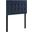 Emily Navy Twin Upholstered Fabric Headboard