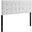 Emily White King Biscuit Tufted Performance Velvet Headboard