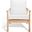 Emmalee Cord Back Accent Chair In Natural