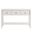 Emmeline 3-Drawer Scalloped Console Table In White