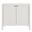 Emmeline 35 Inch 2-Door Scalloped Sideboard Cabinet In White
