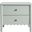 Emmeline Scalloped 2-Drawer Nightstand In Sage