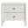Emmeline Scalloped 2-Drawer Nightstand In White