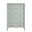 Emmeline Scalloped 5-Drawer Chest In Sage
