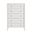 Emmeline Scalloped 5-Drawer Chest In White